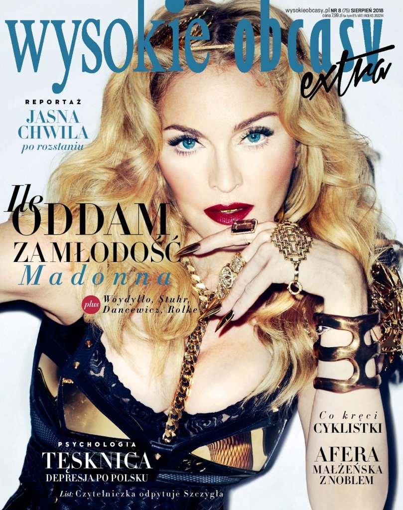 Sierpniowe „Wysokie Obcasy Extra” z Madonną na okładce oraz audiobookiem „Moja najdroższa”